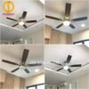 Quạt trần đèn trang trí đẹp GMG840 2