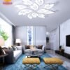 Đèn mâm ốp trần hiện đại 1056-12 3