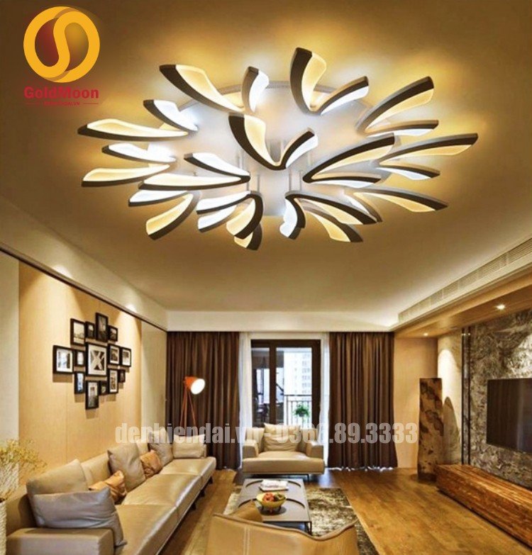 Đèn mâm ốp trần hiện đại 1053-12 Den mam op tran led 1053 02 Đèn mâm ốp trần hiện đại 1053-15