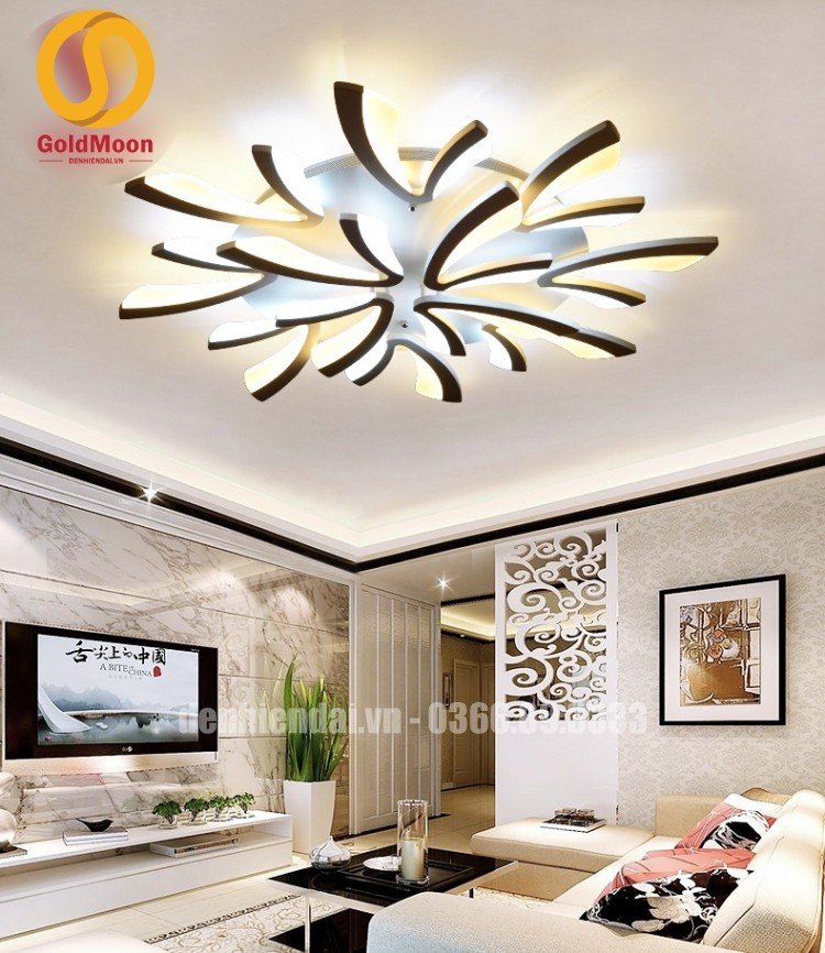 Đèn mâm ốp trần hiện đại 1053-12 Den mam op tran led 1053 05 Đèn mâm ốp trần hiện đại 1053-15