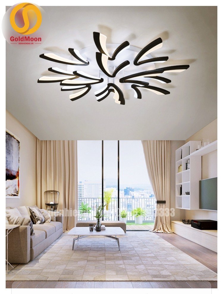 Đèn mâm ốp trần hiện đại 1053-12 Den mam op tran led 1053 07 Đèn mâm ốp trần hiện đại 1053-15