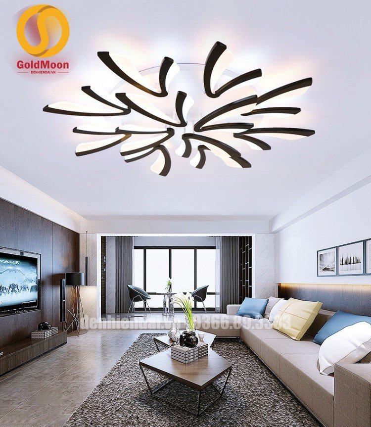 Đèn mâm ốp trần hiện đại 1053-12 Den mam op tran led 1053 08 Đèn mâm ốp trần hiện đại 1053-15