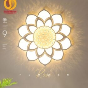 Đèn mâm ốp trần hiện đại 20 cánh hoa sen 1080-20 2