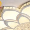 Đèn mâm ốp trần hiện đại 20 cánh hoa sen 1080-20 5