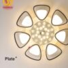 Đèn mâm ốp trần hiện đại 1082-7 4
