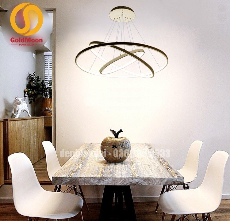 Đ&egrave;n thả 3 v&ograve;ng led, kiểu thi&ecirc;n h&agrave; 3305