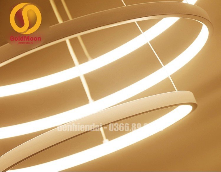 Đ&egrave;n thả 3 v&ograve;ng led, kiểu thi&ecirc;n h&agrave; 3305