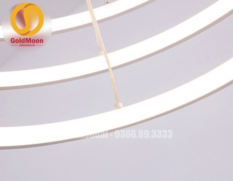 Đ&egrave;n thả 3 v&ograve;ng led, kiểu thi&ecirc;n h&agrave; 3305