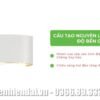 Đèn hắt tường Led ngoài trời LWA8031-WH 5
