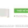 Đèn hắt tường Led ngoài trời LWA8031-WH 3