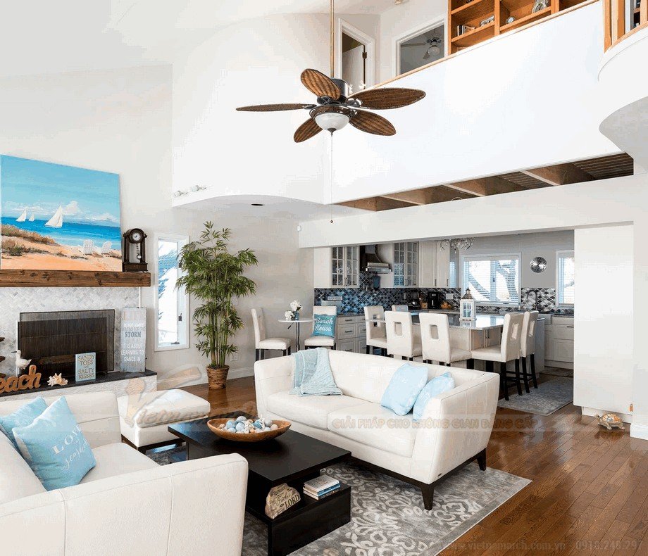 Cách chọn quạt trần đèn cho phòng khách chung cư Cach chon quat tran den cho phong khach chung cu 2 Cách chọn quạt trần đèn cho phòng khách chung cư