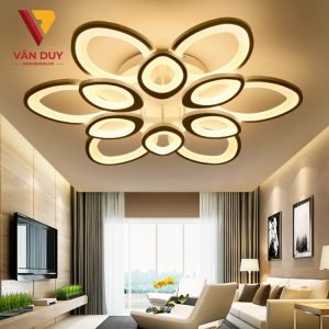 Chia sẻ kinh nghiệm mua đèn mâm led áp trần cho phòng khách Chia se kinh nghiem mua den mam led ap tran cho phong khach 1