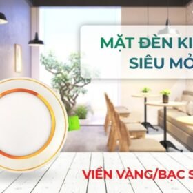 Đèn Led Âm Trần Mặt Phẳng Đơn Sắc 7W/90 2