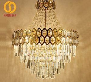 Đèn chùm biệt thự GoldMoon và những đặc điểm nổi bật. Den chum biet thu van duy va nhung dac diem noi bat 1