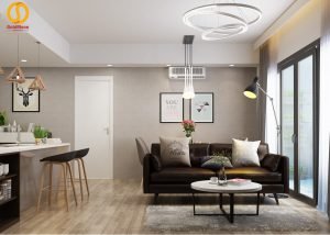 Đèn chùm đẹp cho phòng khách căn hộ chung cư Den chum dep cho phong khach can ho chung cu 1