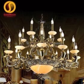 Đèn chùm đồng đá 8202T18 2