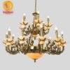 Đèn chùm đồng đá 8261T18 2