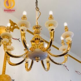 Đèn chùm đồng đá 8164T8 1