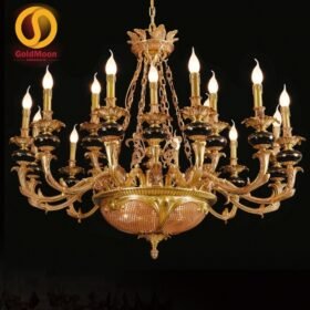 Đèn chùm đồng đá 8231T18 1