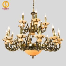 Đèn chùm đồng đá 8261T18 1