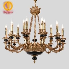 Đèn chùm đồng đá 8272T18 1