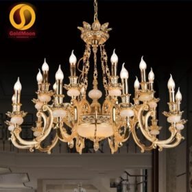 Đèn chùm đồng đá 8273T20 1