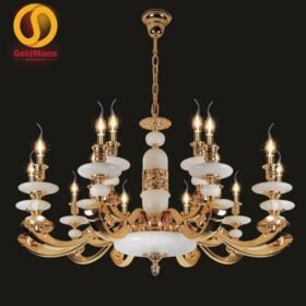 Đèn chùm đồng đá 8162T15 2