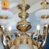Đèn chùm đồng đá 8163T8 4