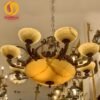 Đèn chùm đồng đá 8167T8 2