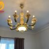 Đèn chùm đồng đá 8235T8 2