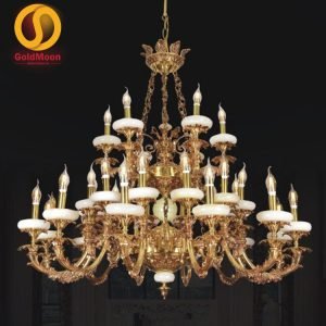 Đèn chùm đồng đá 8241T30 2