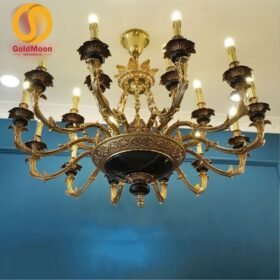 Đèn chùm đồng đá 8272T18 2