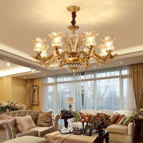 Đèn chùm đồng nến - Kết hợp hoàn mỹ giữa hiện đại & cổ điển Den chum dong nen ket hop hoan my giua hien dai co dien 1 Đèn chùm đồng nến - Kết hợp hoàn mỹ giữa hiện đại & cổ điển