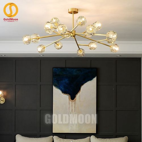 Đèn chùm pha lê hiện đại 15 bóng 22074-15