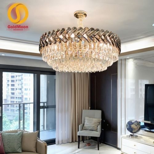 Đ&egrave;n ch&ugrave;m pha l&ecirc; trang tr&iacute; ph&ograve;ng kh&aacute;ch sang trọng 8082