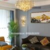 Đèn chùm pha lê phòng khách 8045 4