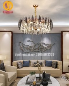 Đèn chùm pha lê phòng khách 8070 3