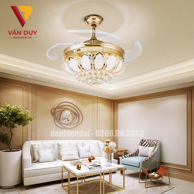 Đ&egrave;n ch&ugrave;m quạt trần cụp x&ograve;e c&oacute; giảm khả năng l&agrave;m m&aacute;t kh&ocirc;ng?