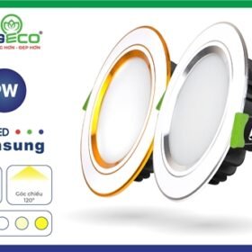 Đèn Led Âm Trần Mặt Phẳng Đơn Sắc 9W/90 1