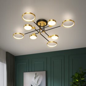 Đèn mâm ốp trần hiện đại 18006-8T-V 1