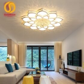 Đèn mâm ốp trần hiện đại 20 cánh hoa sen 1080-20 1