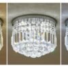 Đèn mâm pha lê ốp trần 29130 5