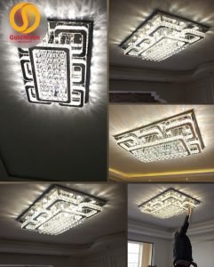 Đèn mâm pha lê ốp trần 29202 4