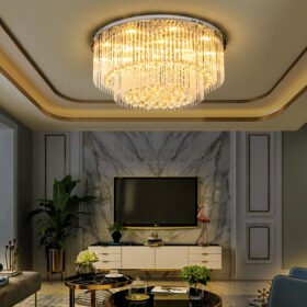 Đèn mâm pha lê ốp trần 29088 1