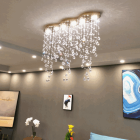 Đèn mâm pha lê ốp trần 29171 1