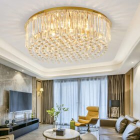 Đèn mâm pha lê ốp trần 29180 1