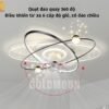 Đèn quạt ốp trần hiện đại 1120-B 2