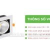 Đèn Led Spotlight Hộp Đơn 10W Topaz 3