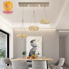 Đèn thả 3 pha lê tròn 3639 1