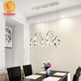 Đèn thả 5 pha lê tròn 3640 2